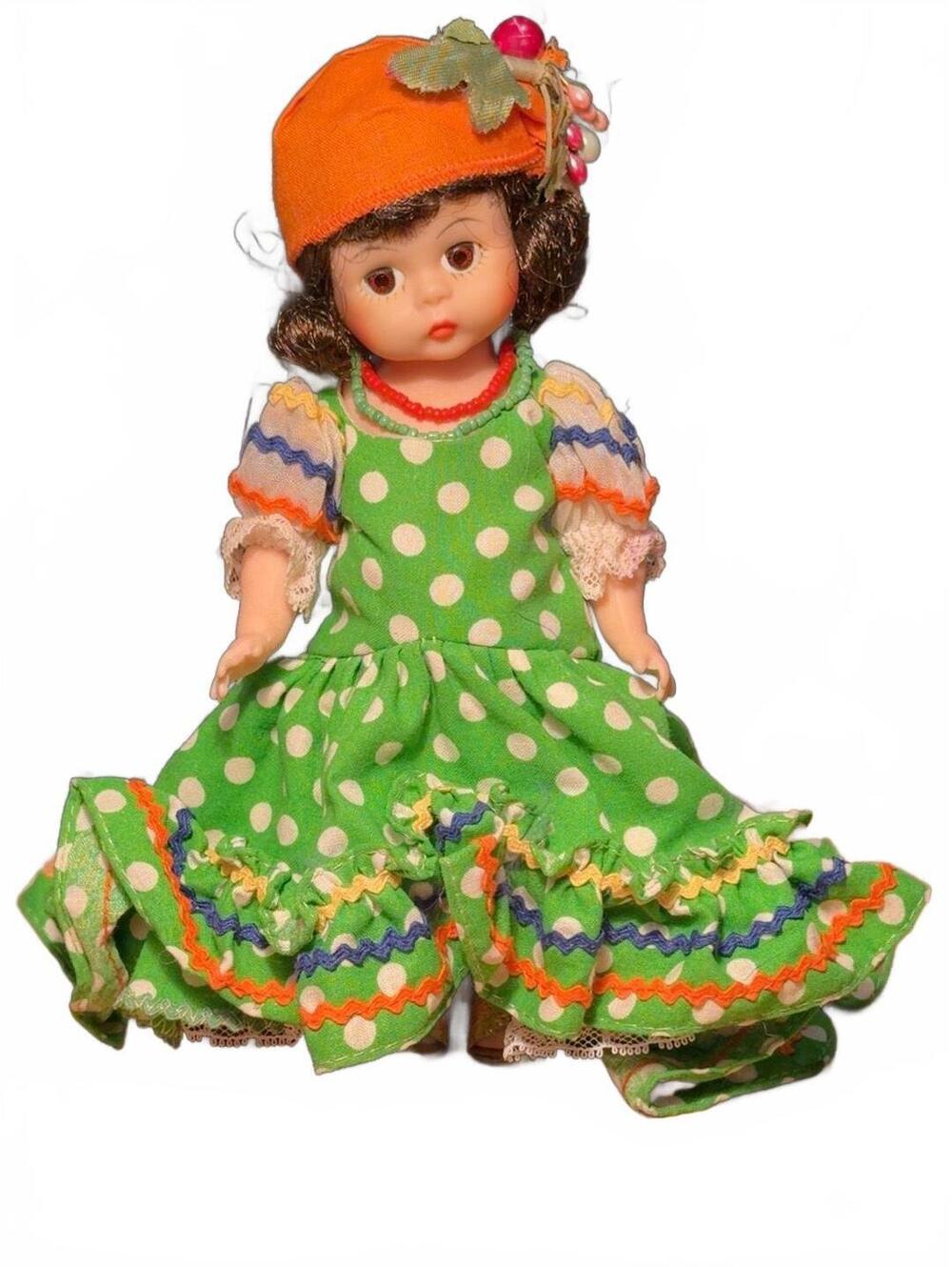 Vintage Madame Alexander Brazil #573 8” International Doll c. 1971
